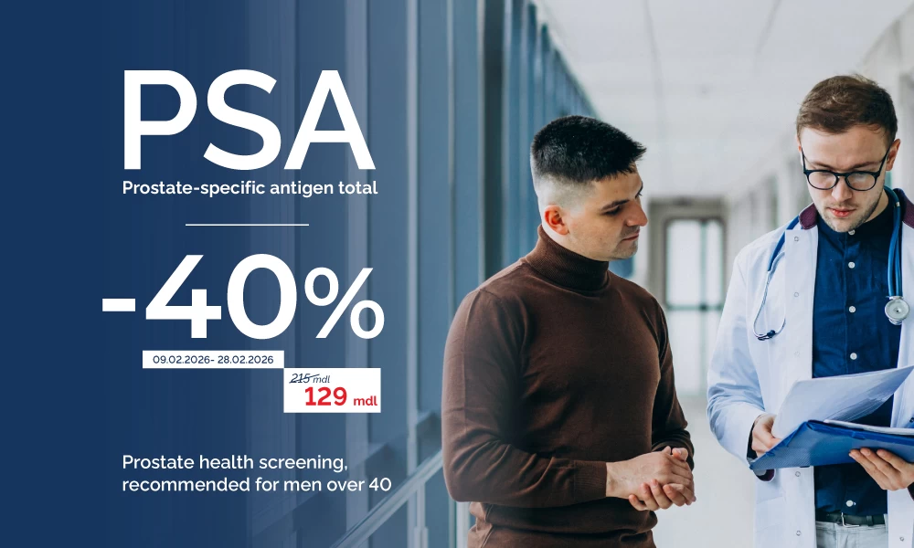 Prostate, checked | -40% for lab test