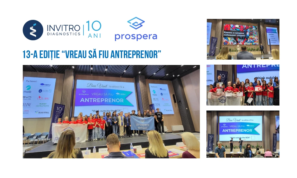 A 13-a ediție a proiectului „Vreau să fiu Antreprenor”.