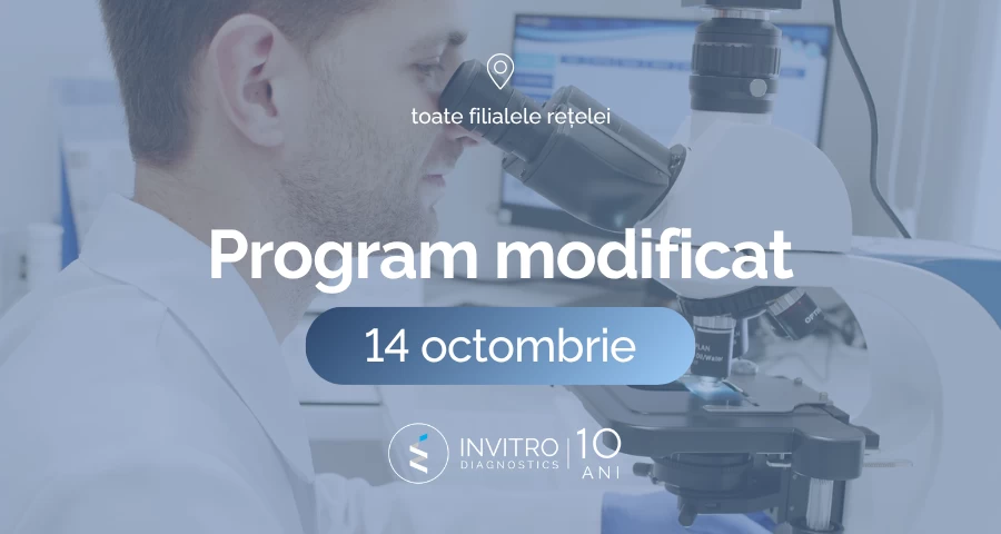 Program special de sărbătoare 🗓️ 14 octombrie
