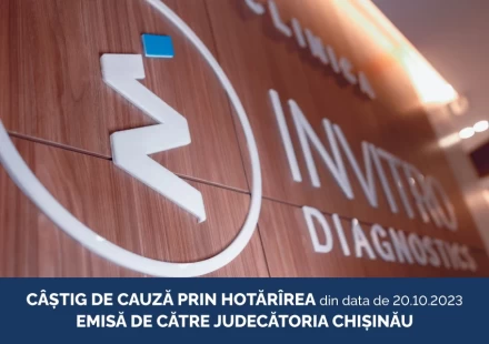 Judecătoria Chișinău respinge ca neîntemeiată cererea de insolvabilitate împotriva SRL "Invitro Diagnostics".