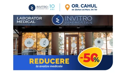 -50 % reducere la analize medicale pentru locuitorii din or. Cahul.