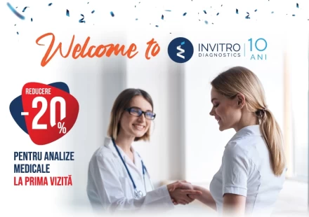 Welcome to Invitro! Primești 20% la prima vizită!