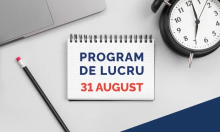 Program de lucru pentru 31 August, Ziua Limbii Române.